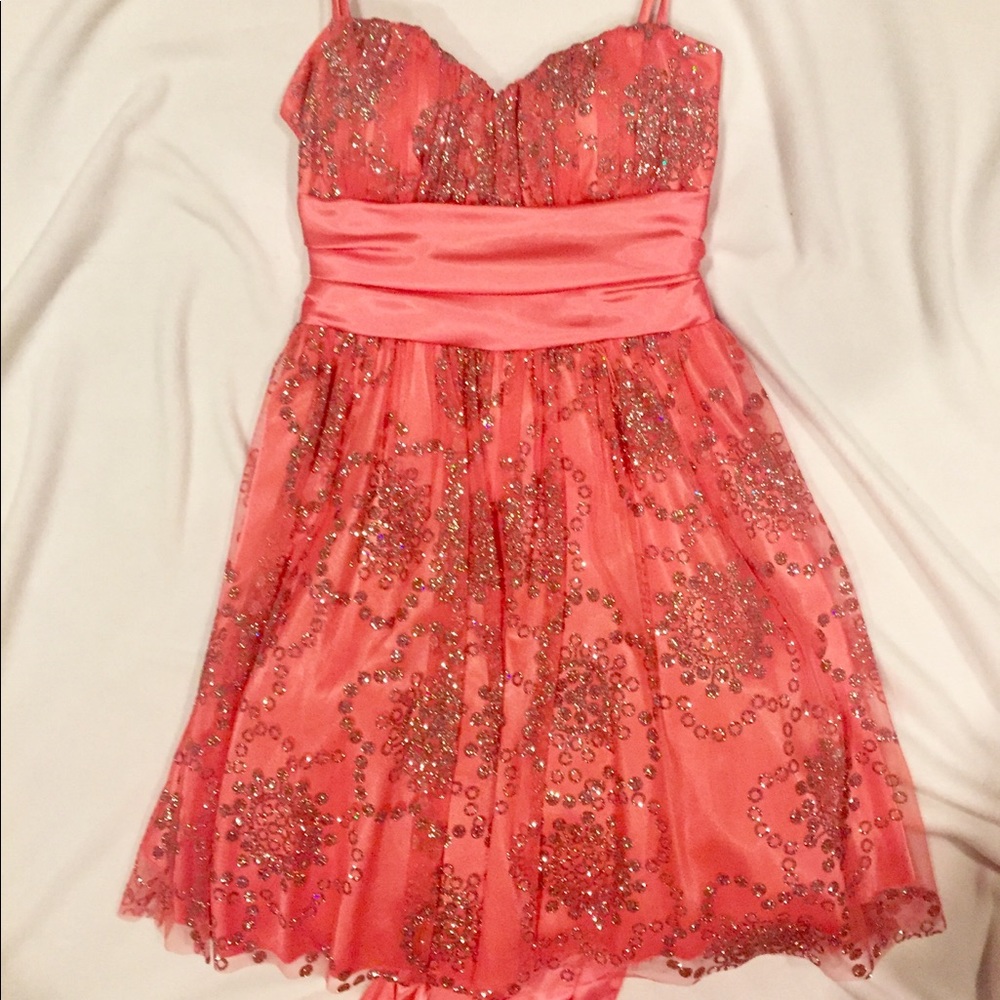 Peach Pink Dress